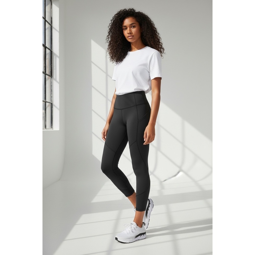 Lululemon In Movement Tight 25" Black Leggings Size 6